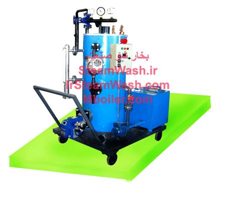 کارواش بخار عمودی استاندارد متحرک (پرتابل)