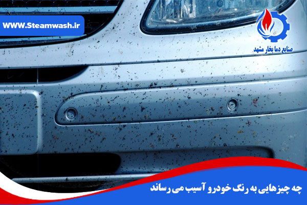 چه چیزهایی به رنگ خودرو آسیب می رساند