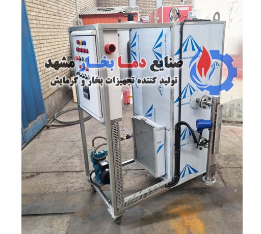 دیگ بخار برقی کارواش عمودی 50 کیلوگرم بر ساعت 35 کیلو وات