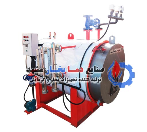 دیگ بخار افقی کارواش 400 کیلو